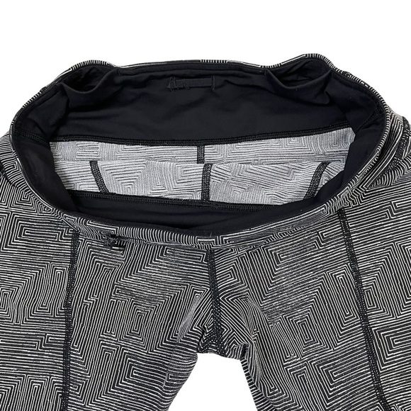 lululemon Pace Rival Crop Legging Luxtreme Maze Jacquard Sz 8 - Picture 12 of 16